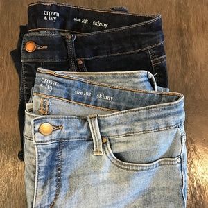 Two Pair Crown & Ivy Bluejeans 10R